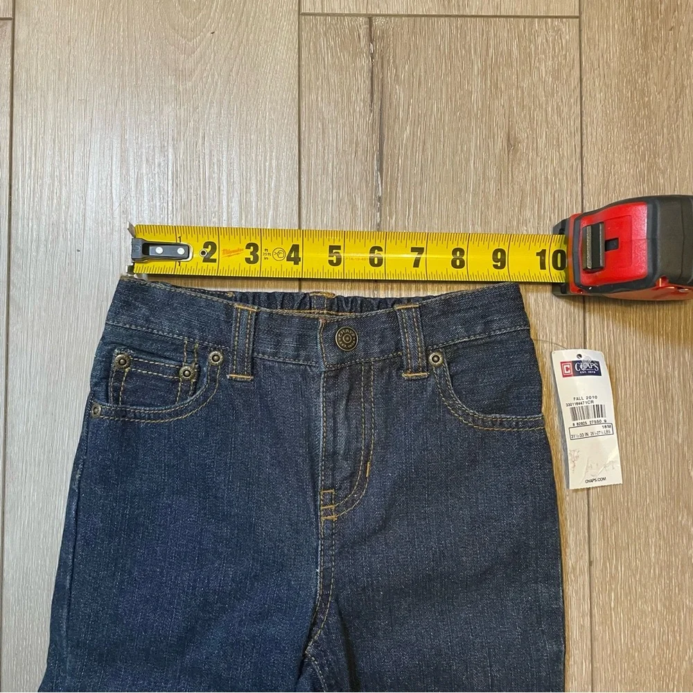 Chaps 18 Months NWT Jeans Versatile Dark Wash Playwear Staple Vintage Look Denim
